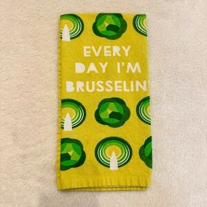 Project 62 "Everyday Im Brusselin" Novelty Kitchen Towel | 100% Cotton